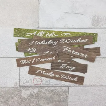 Quotes Die Cuts-My Christmas Wish