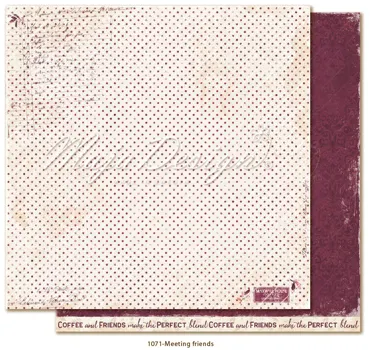 Maja Design-Little street café - Meeting friends 1071