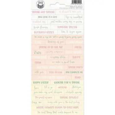 Sticker sheet The Four Seasons - Spring 01