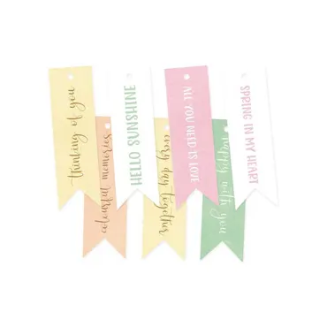 Decorative tags The Four Seasons - Spring 02