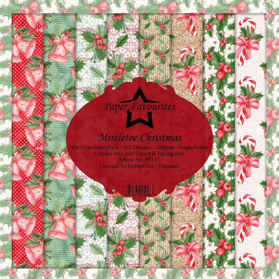 Paper Favourites Mistletoe Christmas 6x6"
