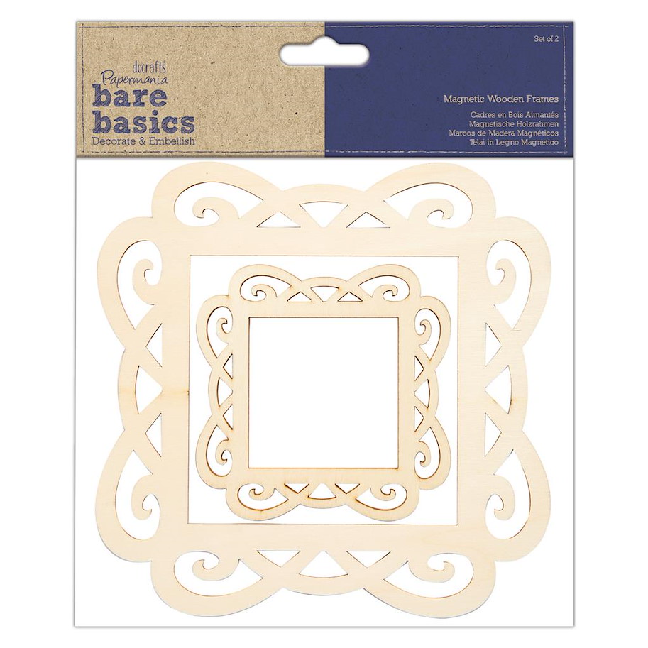 BARE BASICS-MAGNETIC WOODEN FRAMES (2PCS)
