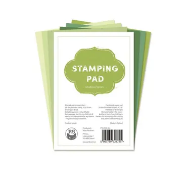 P13-Stamping Pad-Shades of Green, 6x4"