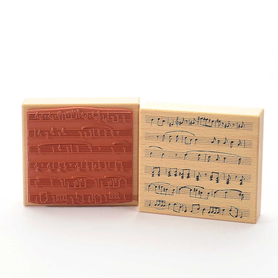 Heindesign Motivstempel - Notenblatt