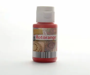 Acryl zum Stempeln · Rotorange