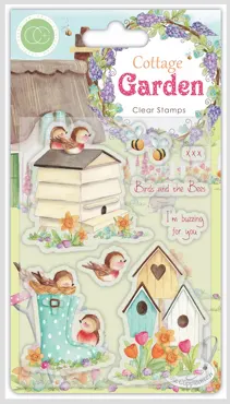 Craft Consortium Cottage Garden Birds and the Bees Stamps