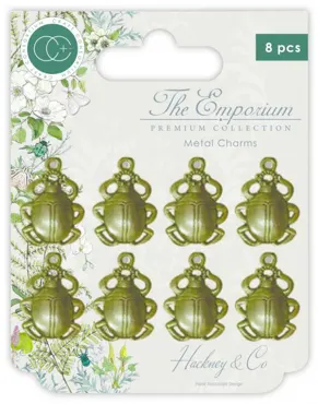 Craft Consortium The Emporium Metal Charms Beetles