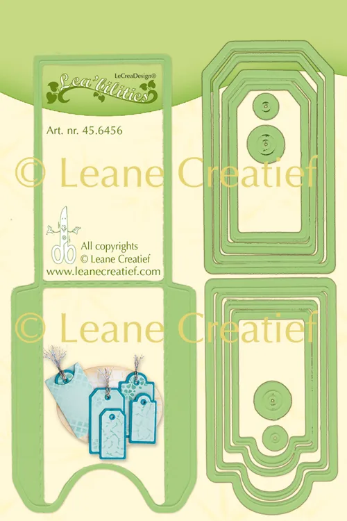 Lea’bilitie® Präge- und Schneideschablone kleines Täschchen & Label 
