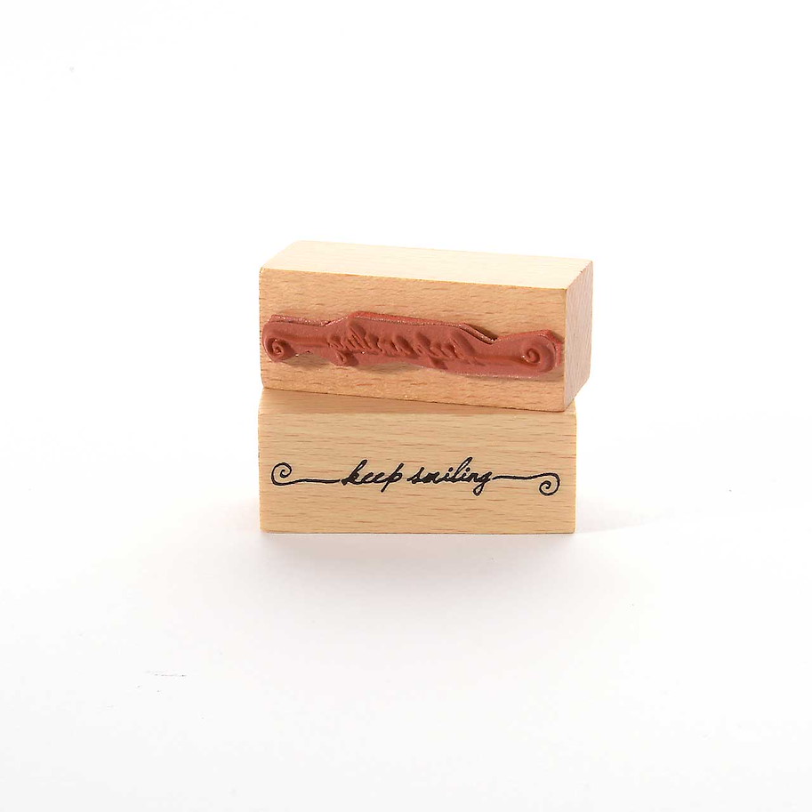 Motivstempel Titel: keep smiling
