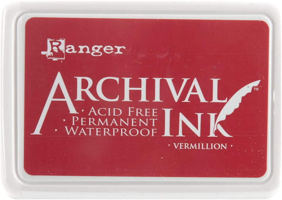 Ranger Archival Ink pad - Vermillion · Zinnoberrot