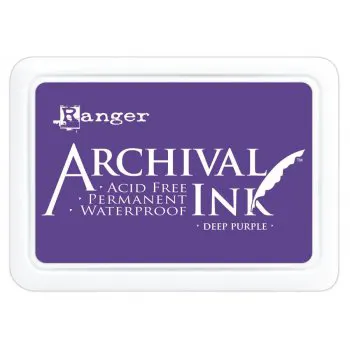 Ranger Archival Ink pad - Deep Purple · dunkel Violett