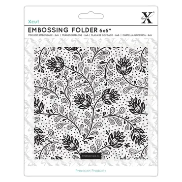 Prägeschablone 6x6" Abstract Thistles