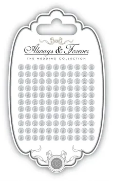 Always & Forever - Adhesive Rhinestone Gems - 4mm