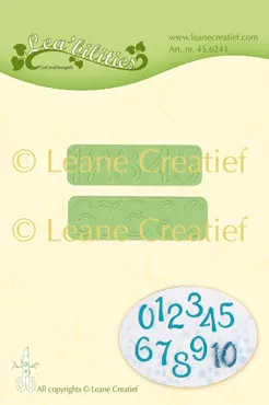 Schneideschablone-Lea’bilitie® Ziffer
