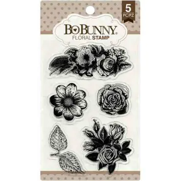 Clear Stempel Floral