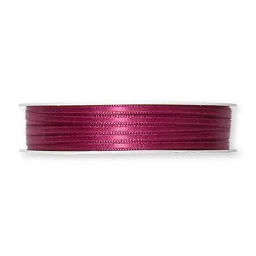 Doppelsatin-Band, pink, 3 mm x 50 m
