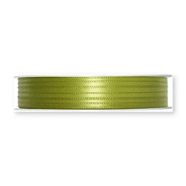Doppelsatin-Band, spring green, 3 mm x 50 m