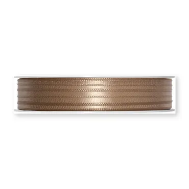 Doppelsatin-Band, natural, 3 mm x 50 m
