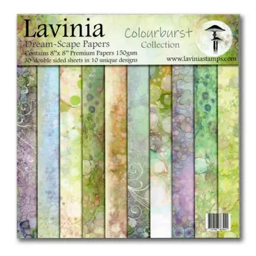 Lavinia Stamps-Dreamscape Papers. The Colourburst Collection