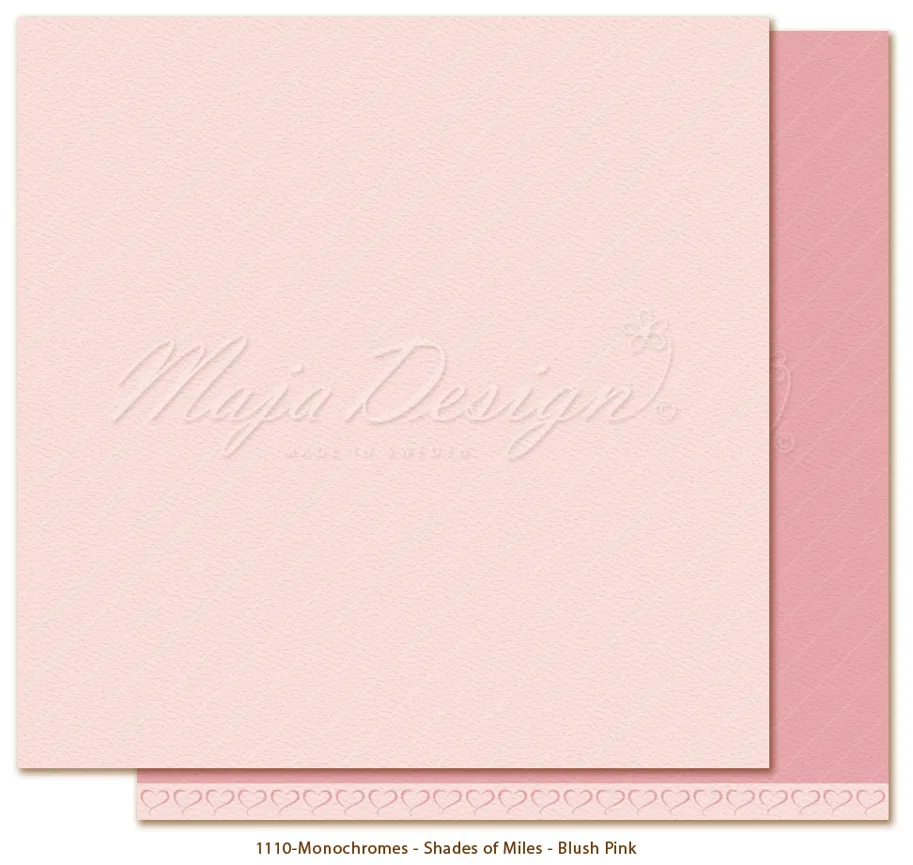 Maja Design Monochromes - Shades of Miles - Blush Pink 