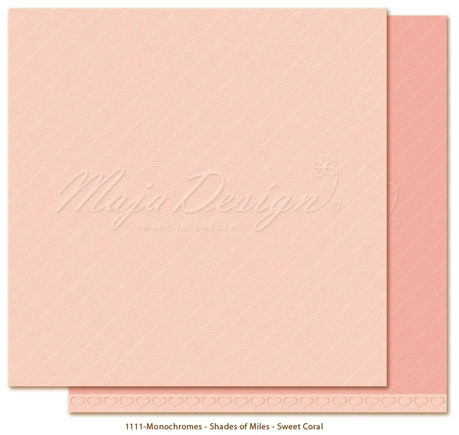 Maja Design Monochromes - Shades of Miles - Sweet Coral 