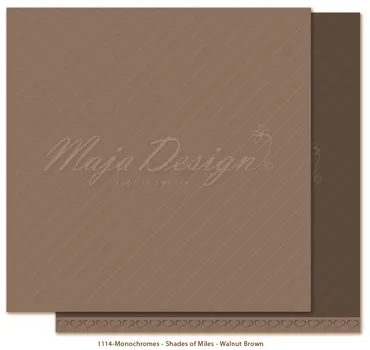 Maja Design Monochromes - Shades of Miles - Walnut Brown