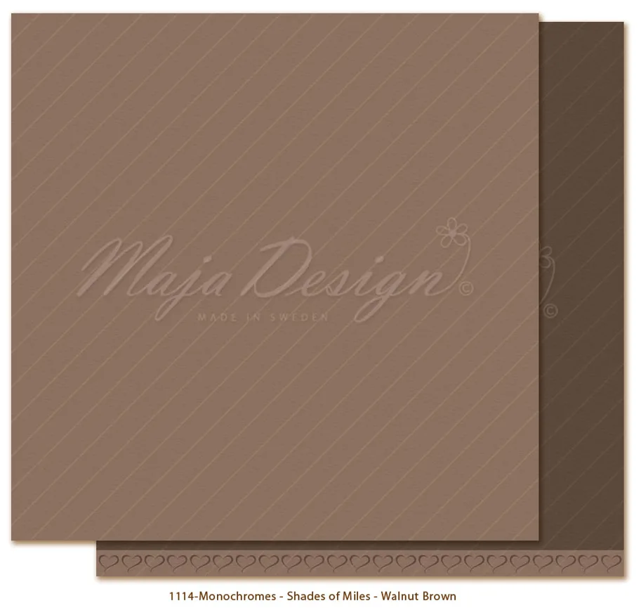 Maja Design Monochromes - Shades of Miles - Walnut Brown 