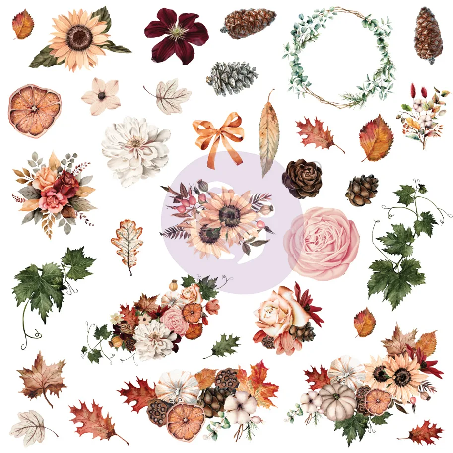 Prima Marketing Ephemera Pumpkin & Spice