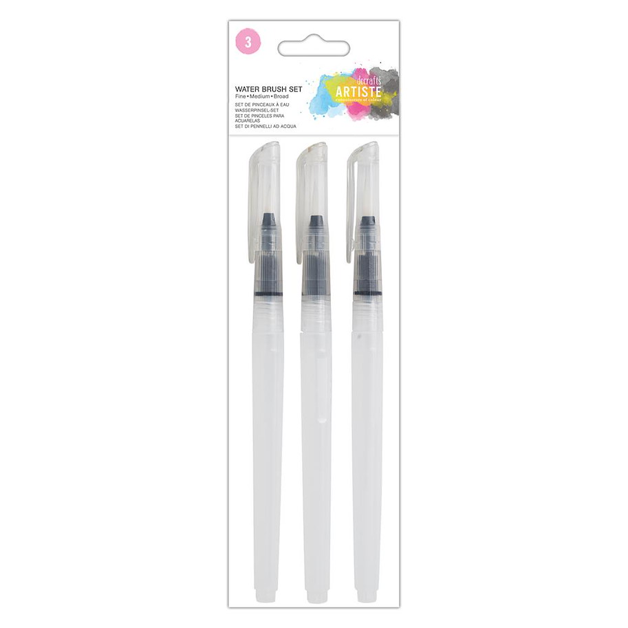Water Brush Set (3PK) Wassertank-Pinsel