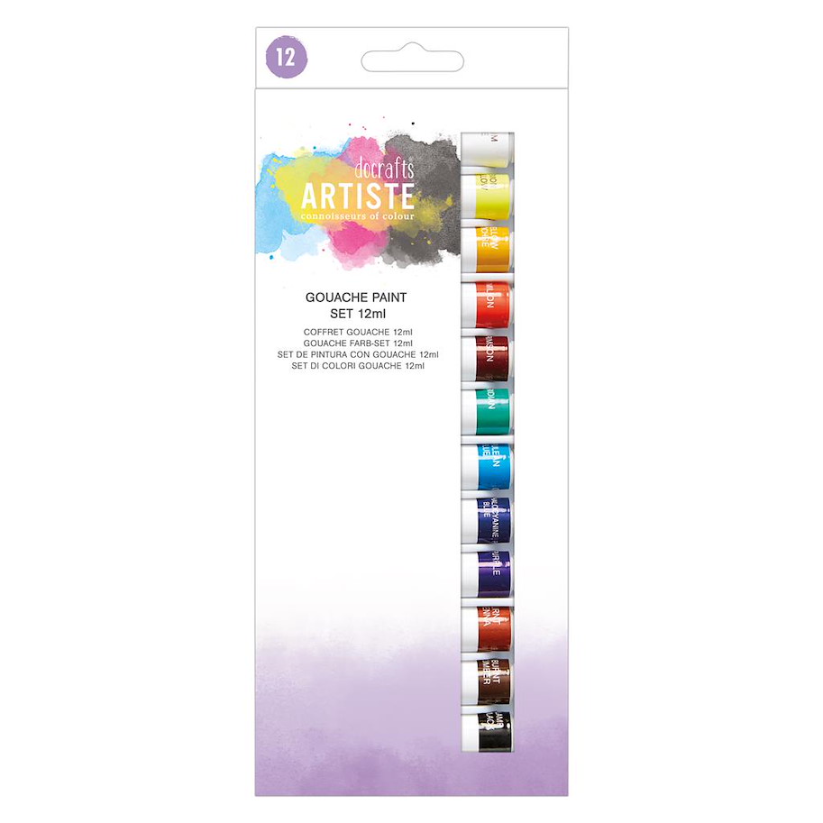 Gouache Paint Set (12PK) - 12ML