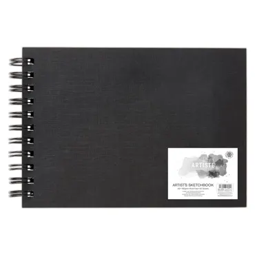 Hardback Spiral Sketchbook - Landscape - A3