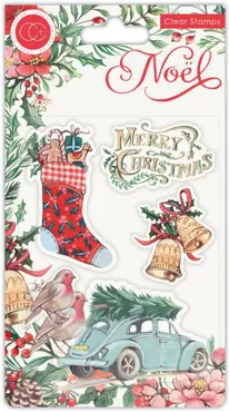Craft Consortium Noel Clear Stamps Festivity (CCSTMP045)