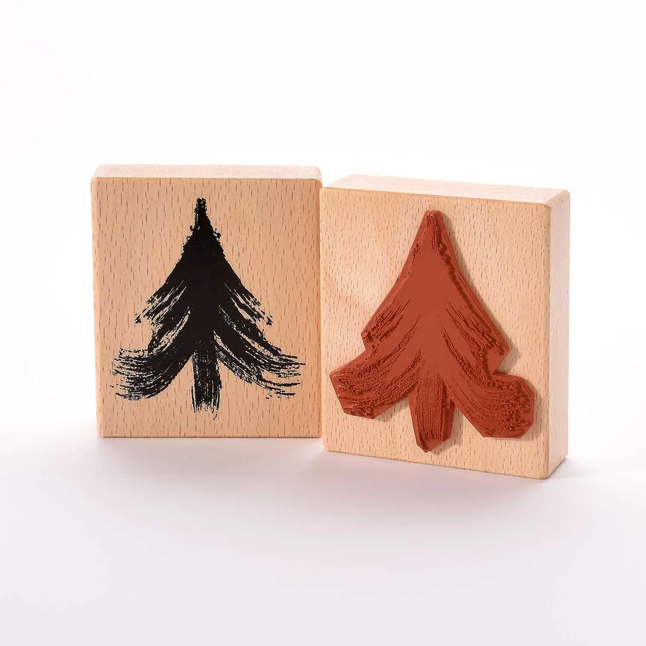 Motivstempel-Pinselstrich Tannenbaum