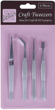 Anita's Craft Tweezer Set (4pk)