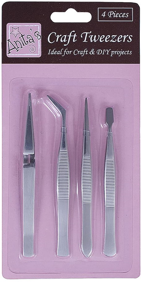Anita's Craft Tweezer Set (4pk) 