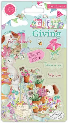 Craft Consortium Clear Stamps -The Gift of Giving-Pick of the Bunch 