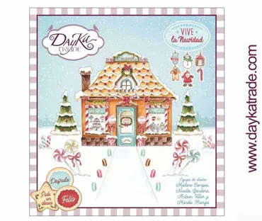DayKa Paper Pad-Navidad 8x8"