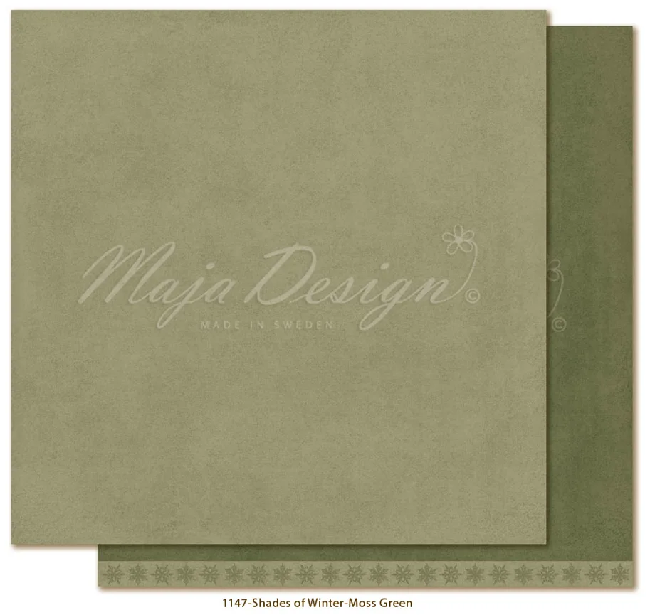 Maja Design Monochromes - Shades of Winter - Moss green