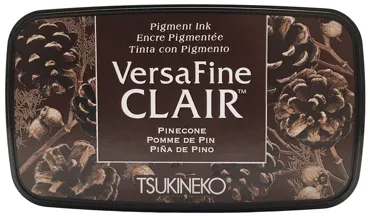 Versafine Clair ink pad-Dark Pinecone
