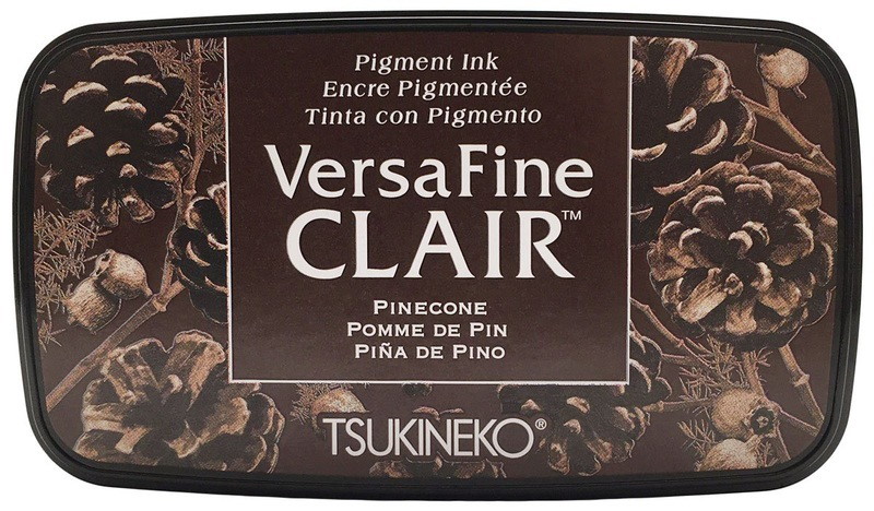 Versafine Clair ink pad-Dark Pinecone 