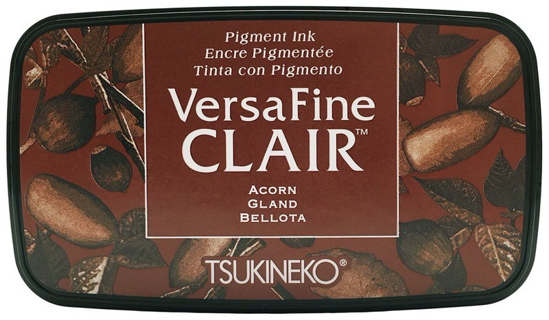 Versafine Clair ink pad-Dark Acorn