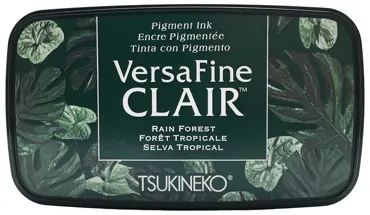 Versafine Clair ink pad-Dark Rain Forest