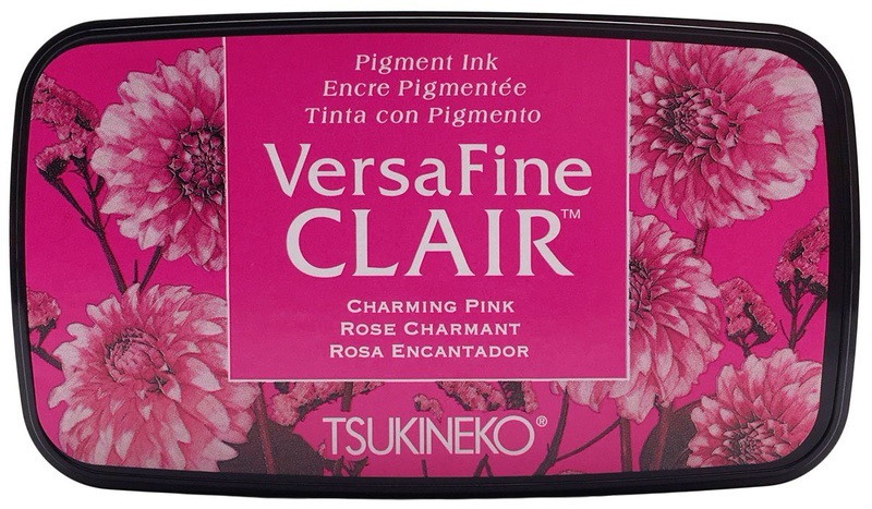 Versafine Clair ink pad-Vivid Charming Pink 