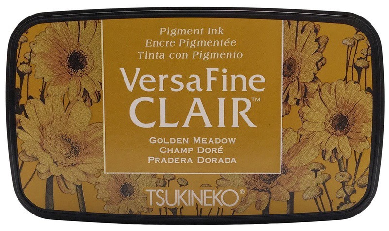 Versafine Clair ink pad-Dark Golden Meadow 
