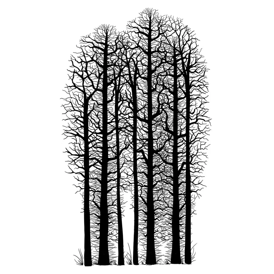 Lavinia Stamps-Forest Scene 