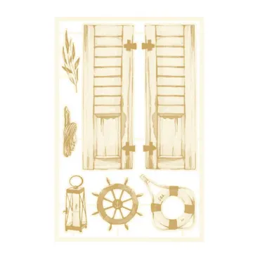 LIGHT CHIPBOARD EMBELISHMENTS BEYOND THE SEA 01