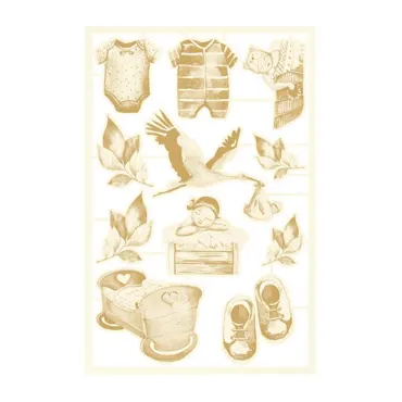 LIGHT CHIPBOARD EMBELISHMENTS BABY JOY 01