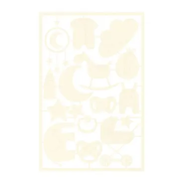 LIGHT CHIPBOARD EMBELISHMENTS BABY JOY 03
