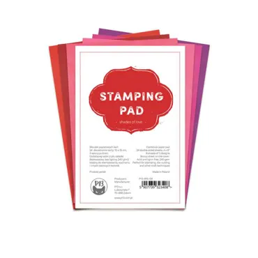 P13-STAMPING PAD SHADES OF LOVE, 6X4"