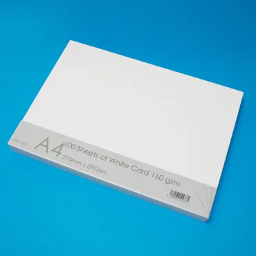 Craft UK White Card A4 160gsm